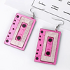 Cassette rosa aretes