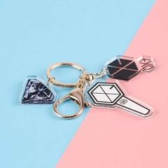 Llaveros kpop, Twice, EXO, BTS, Blackpink, Seventeen, Shinee, Nct, Got7 - Pink - Joyería, accesorios y material para bisutería 