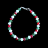 Pulsera tricolor cristales