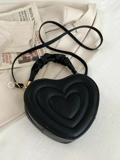 Bolso corazon con correa - Pink - Joyería, accesorios y material para bisutería 
