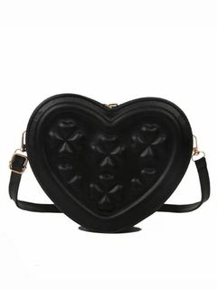 Imagen de Bolso corazón con tréboles crossbody