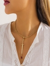 Collar dije espada con cadena