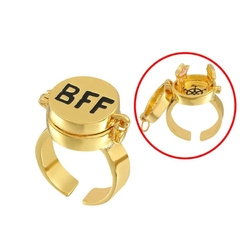 Anillo relicario best friends bob esponja