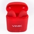 Fone De Ouvido Bluetooth Vinik Easy W1+ Tws True Wireless - Vermelho - loja online