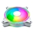 Fan/cooler Para Gabinete Cooler Master Masterfan Mf120 Halo - Rgb - 120mm - 3 Unidades - Branco