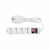 Protetor Eletronico C/ 4 Tomadas Branco Epe 1004 4824001