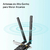 Adaptador Wifi 6 Ax1800 Bluetooth 5.2 Archer Tx20e na internet