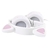 Fone De Ouvido Headset Vinik Kitty Ear - Orelha De Gato Branco Com Microfone Cabo 1.2m Plug P2 Estereo P3 - loja online