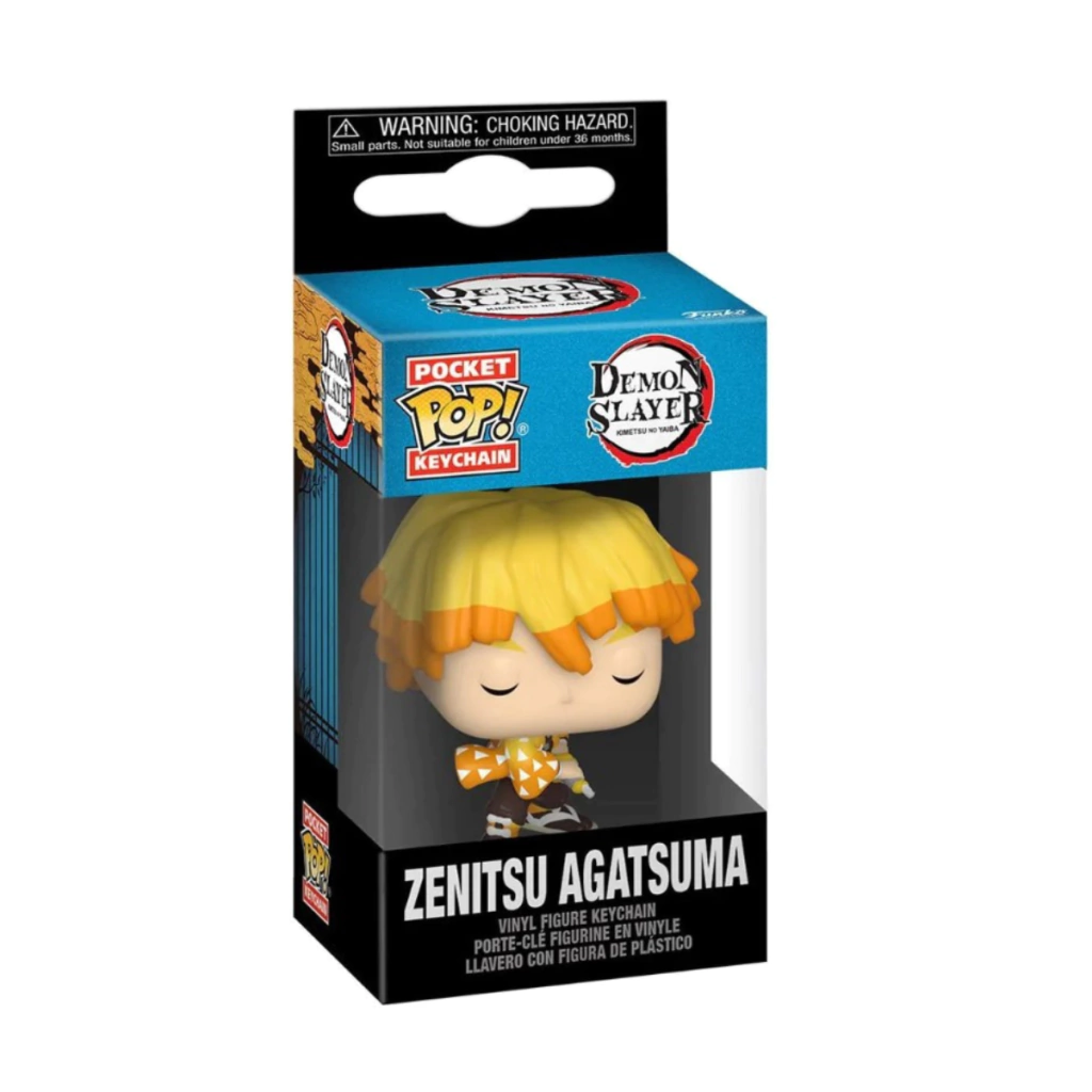 Funko Pop Keychain: Demon Slayer - Zenitsu Llavero