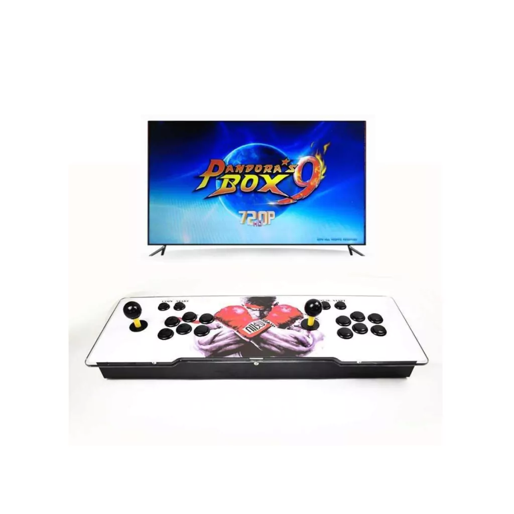 Tablero Arcade Pandora 9 (botoneras color blanco)