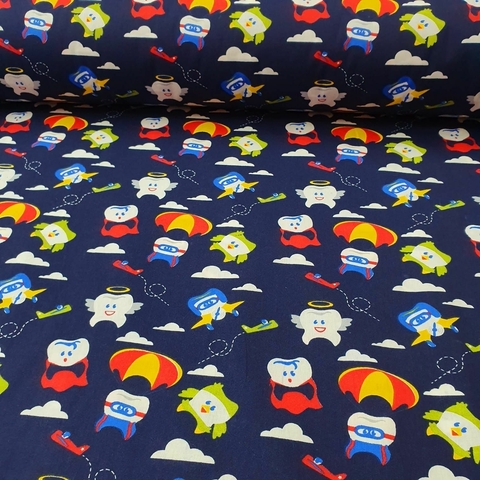 Conjunto Dentes Voadores (TRICOLINE 100%)