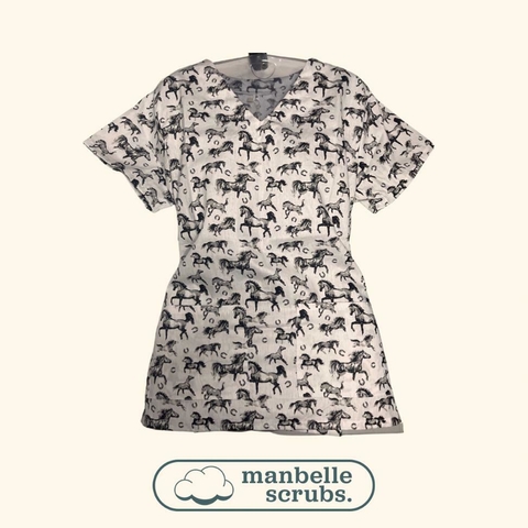 Scrub Cavalos (TRICOLINE 100%)