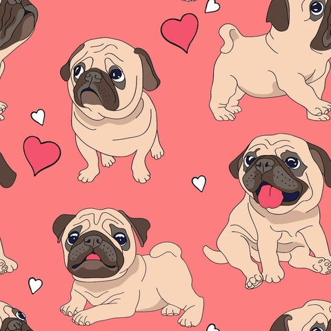 Scrub Pug Rosa (MICROFIBRA)