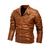 Jaqueta motociclista de couro masculina - TriploMIX Shop