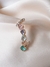 Brinco Ear Cuff Zircônia Colorido Prata e Dourado na internet