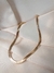 Choker Fita Prata e Dourado na internet