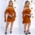 Vestido Babado Manga Telha - loja online