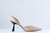 Scarpin slingback nude verniz na internet