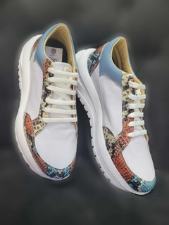 Modelo Malaga blanca reptil - tienda online