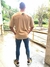 camiseta-oversized-gola-careca-cor-caqui-moda-casual