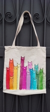 Ecobag - Gato coloridos