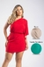 Código 33 - Vestido Curto com Um Ombro Só e Faixa para Amarração na internet