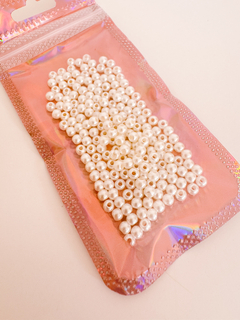 Mini pérolas para bordados 10 gramas