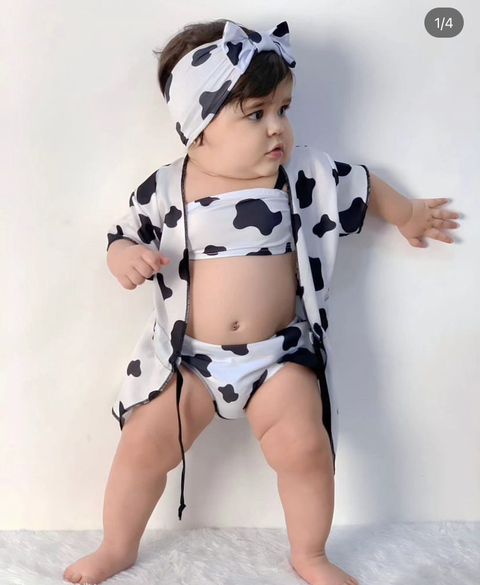 Conjunto Praia Vaquinha - 04 peças.