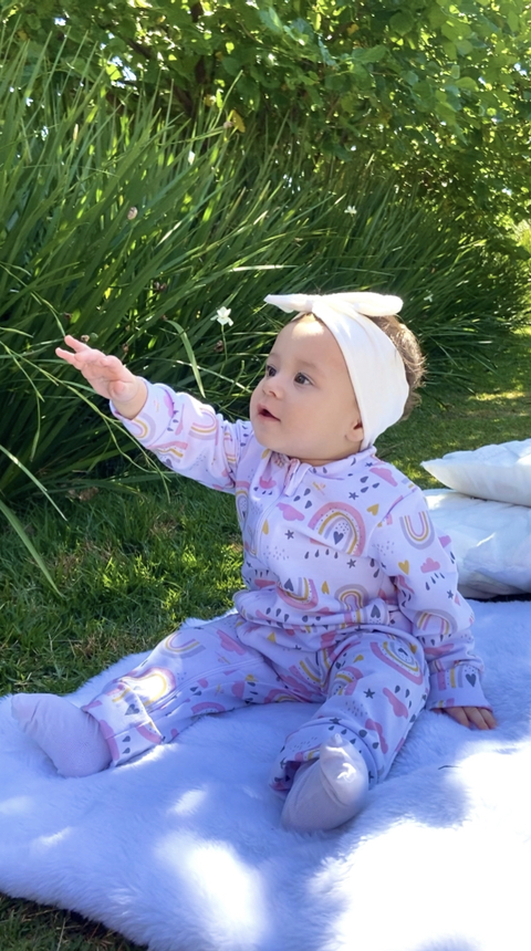 Macacão em Molecotton Arco-íris