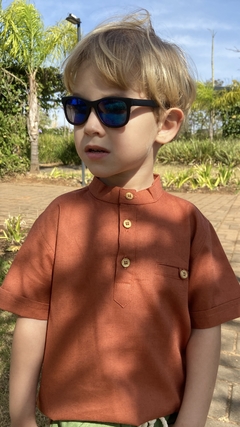 Bata Terracota - algodão & linho. - comprar online