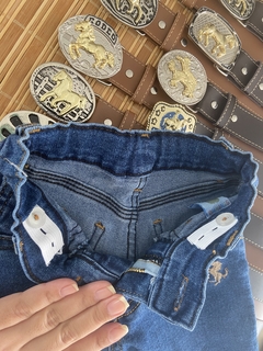 Calça Jeans Bordada Cavalinho - BabyNi
