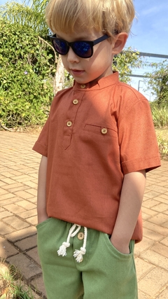 Short Mauricinho Linho Verde na internet