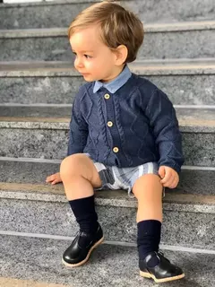 CARDIGAN GALILÉIA - AZUL ÍNDIGO. na internet