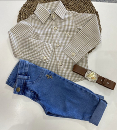 Calça Jeans Bordada Cavalinho - comprar online