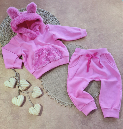 Conjunto Moletom Rosa