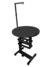 MESA DE TOSA PLENITUDE COM REGULAGEM PNEUMATICA COM BASE GIRATORIA - TAMPO REDONDO 65CM - PRETO