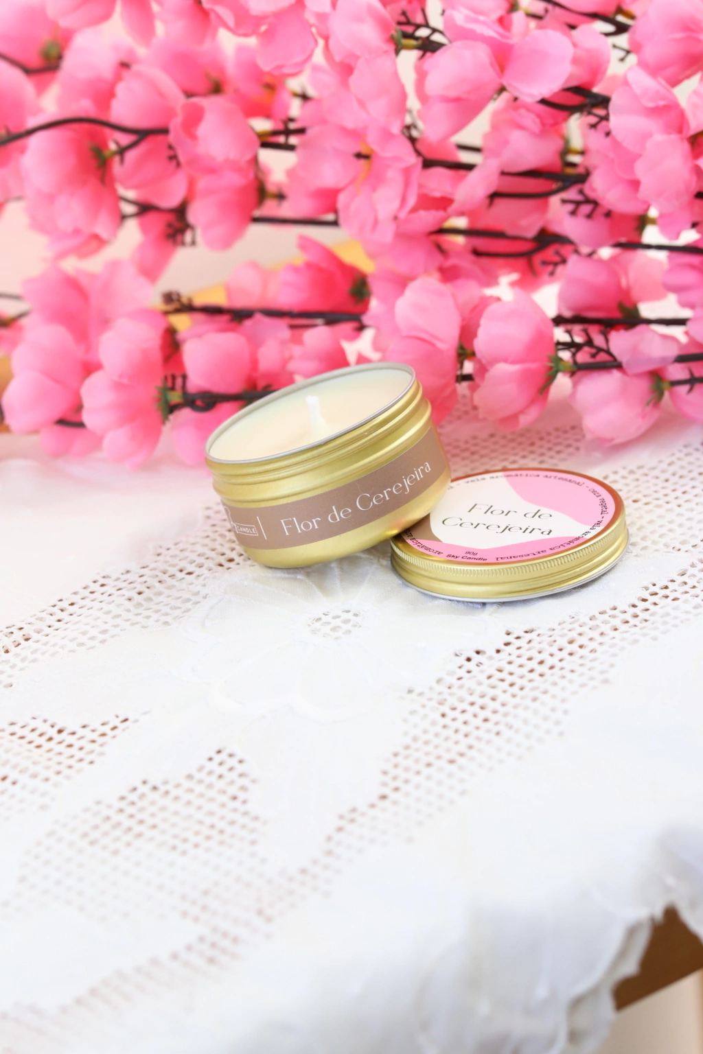 Vela flor de cerejeira, Sky Candle
