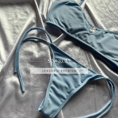 Bikini Argolla Celeste en internet