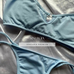 Bikini Argolla Celeste