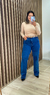 Blusa ribana canelada Melissa - loja online