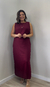 Vestido reto midi Leila