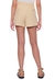 SHORT PREGAS CREPE ELASTICO COS BAUNILHA - loja online