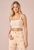 CROPPED MY PLACE TRICOT PONTO TRANCADO OFF WHITE - comprar online