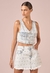 COLETE JEANS MY PLACE CROPPED BORDADO - Absolutta Store