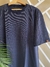 Camisa “Positive Vibes” (azul marinho)