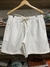 Shorts de linho "branco" - comprar online