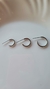 BRINCO TRIO AÇO INOX MEIA ARGOLA