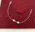 Pulseira de Prata Dois Corações em Zircônia. - comprar online