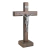 Crucifixo 20cm / mesa (prata-velha) - R8347 - Romana Brasil - Artigos Católicos