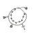 Pulseira Proteção 6mm / corrente (grafite) - R0807 - loja online